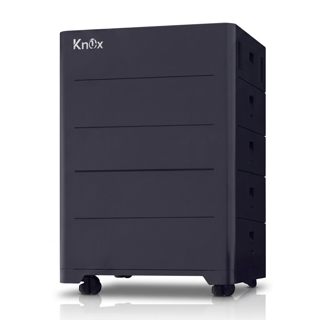 KNOX PowerStack 21.28kWh High Voltage Lithium Battery Pack – 4× 5.32kWh HV Batteries with HV Box & Wheel