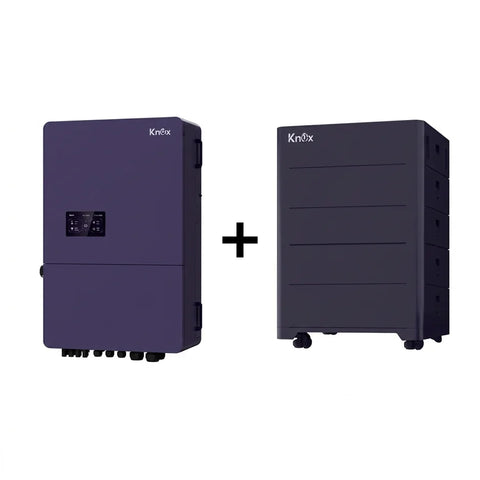 KNOX System-3 Zapher HV IP65 50kW Hybrid Solar Inverter with 50kWh Battery Pack with Accessories