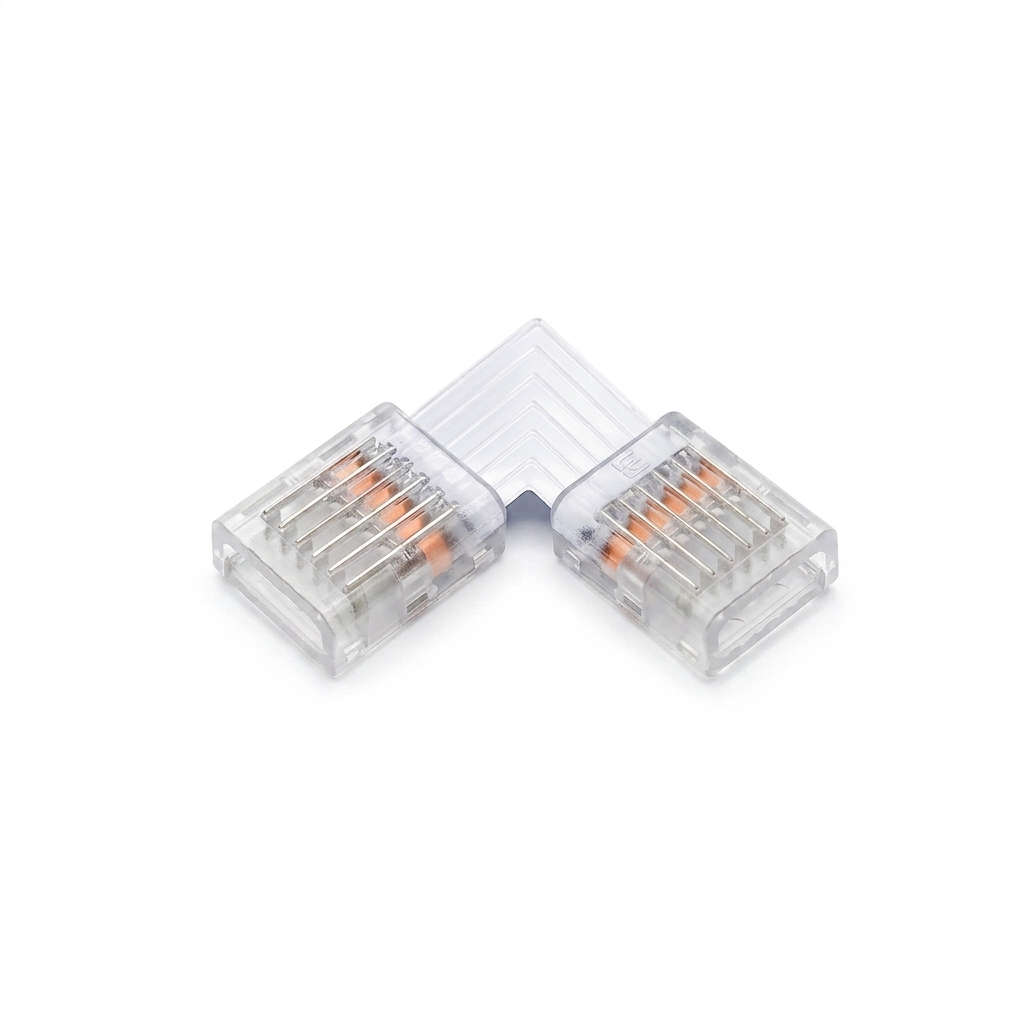 L-Type LED Strip Connector – 90° L Shape Corner Connector