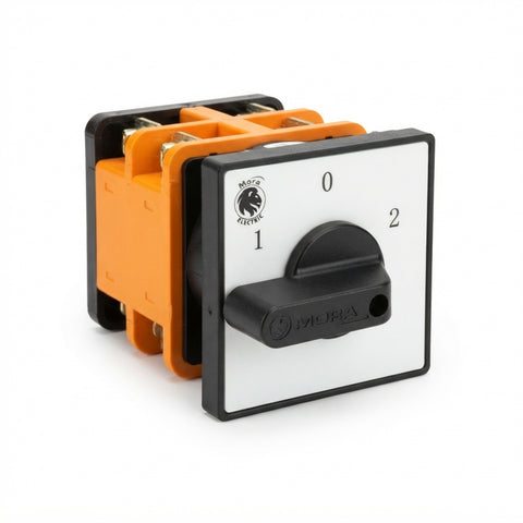 MORA 125A Changeover Rotary Switch | 2-Pole Manual Changeover Switch