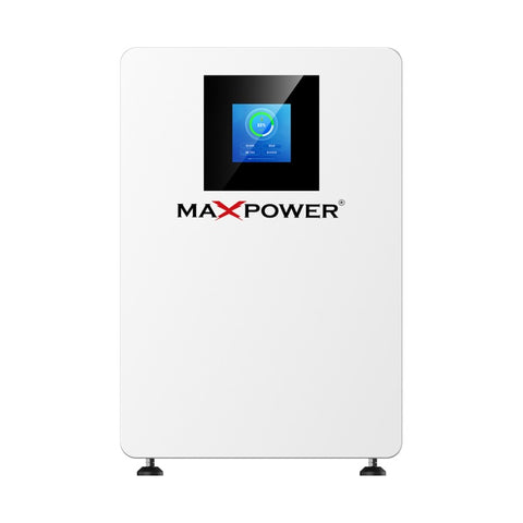 MaxPower MP 20024 Ultra Lithium Ion Battery 5.12kWh 25.6V 200Ah LiFePO4 | Touch Screen | RS485 | 6000 Cycles