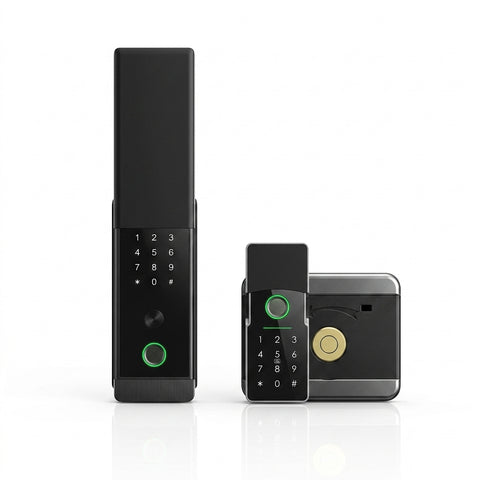Main Gate Smart Lock Waterproof Dual Thumbprint | Fingerprint, PIN, RFID & App Control