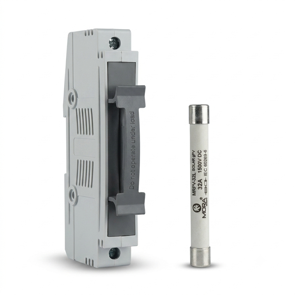 Mora 32A 1500V DC Fuse Holder 1-Pole (ASE-32DPV/1P) | 10x85mm gPV
