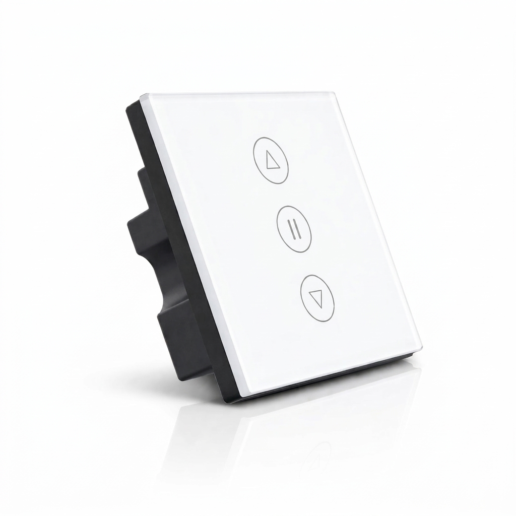 Okasha Smart Curtain & Blinds Touch Wall Switch – WiFi Smart Curtain Controller