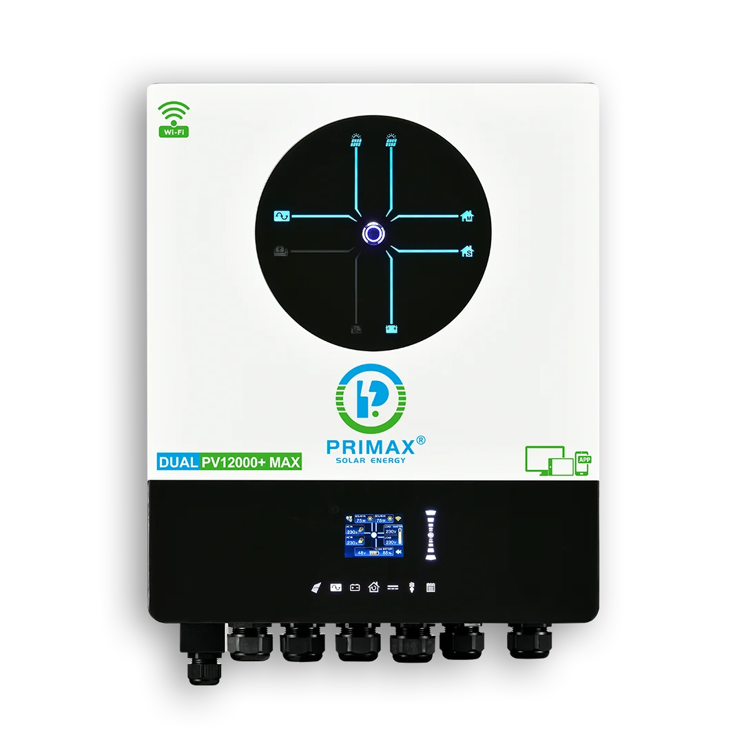 PRIMAX GALAXY DUAL PV12000+ MAX HYBRID SOLAR INVERTER 11KW With 12000W MPPT Solar Charge Controller