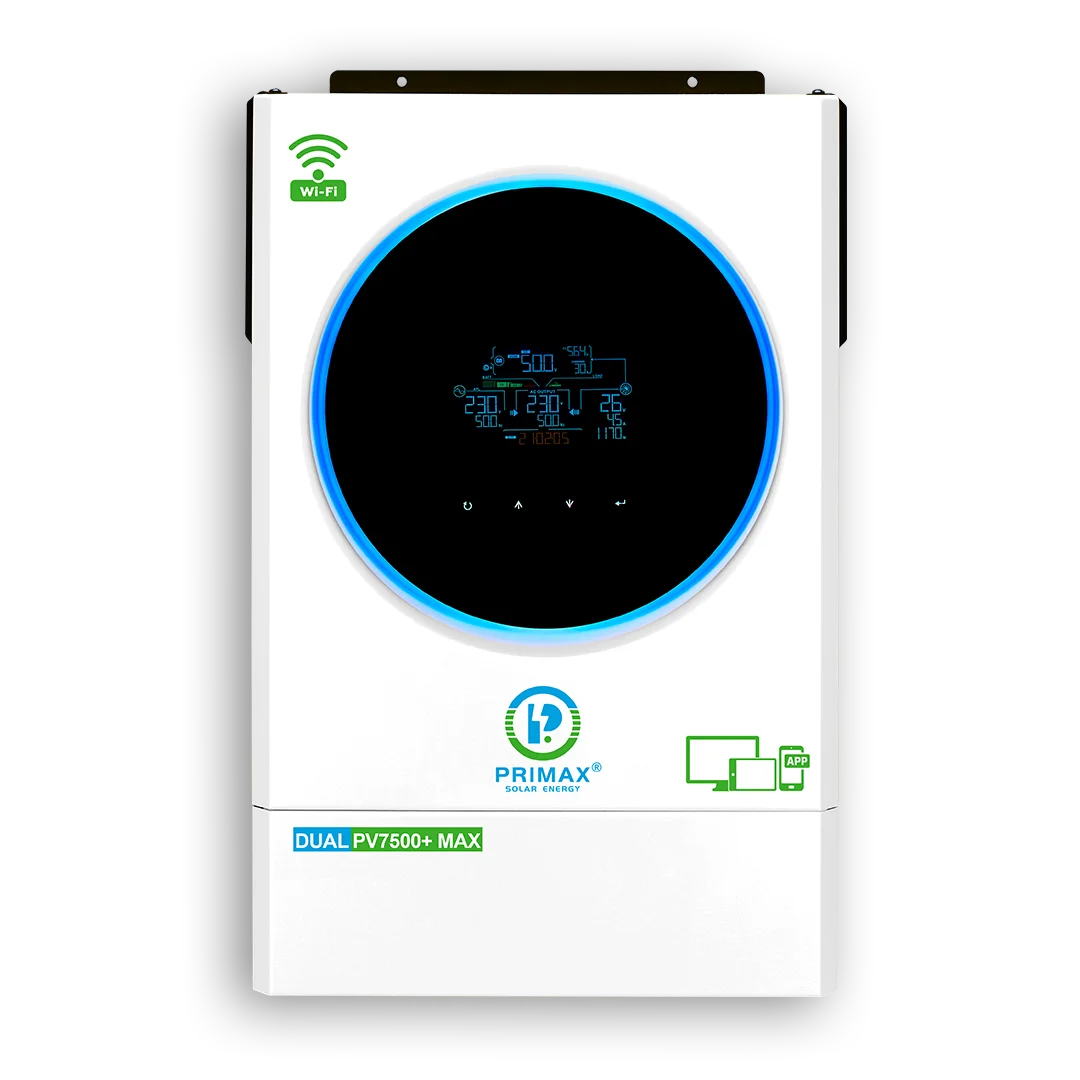 PRIMAX GALAXY DUAL PV7500+ MAX HYBRID SOLAR INVERTER 6KW With 7500W MP ...