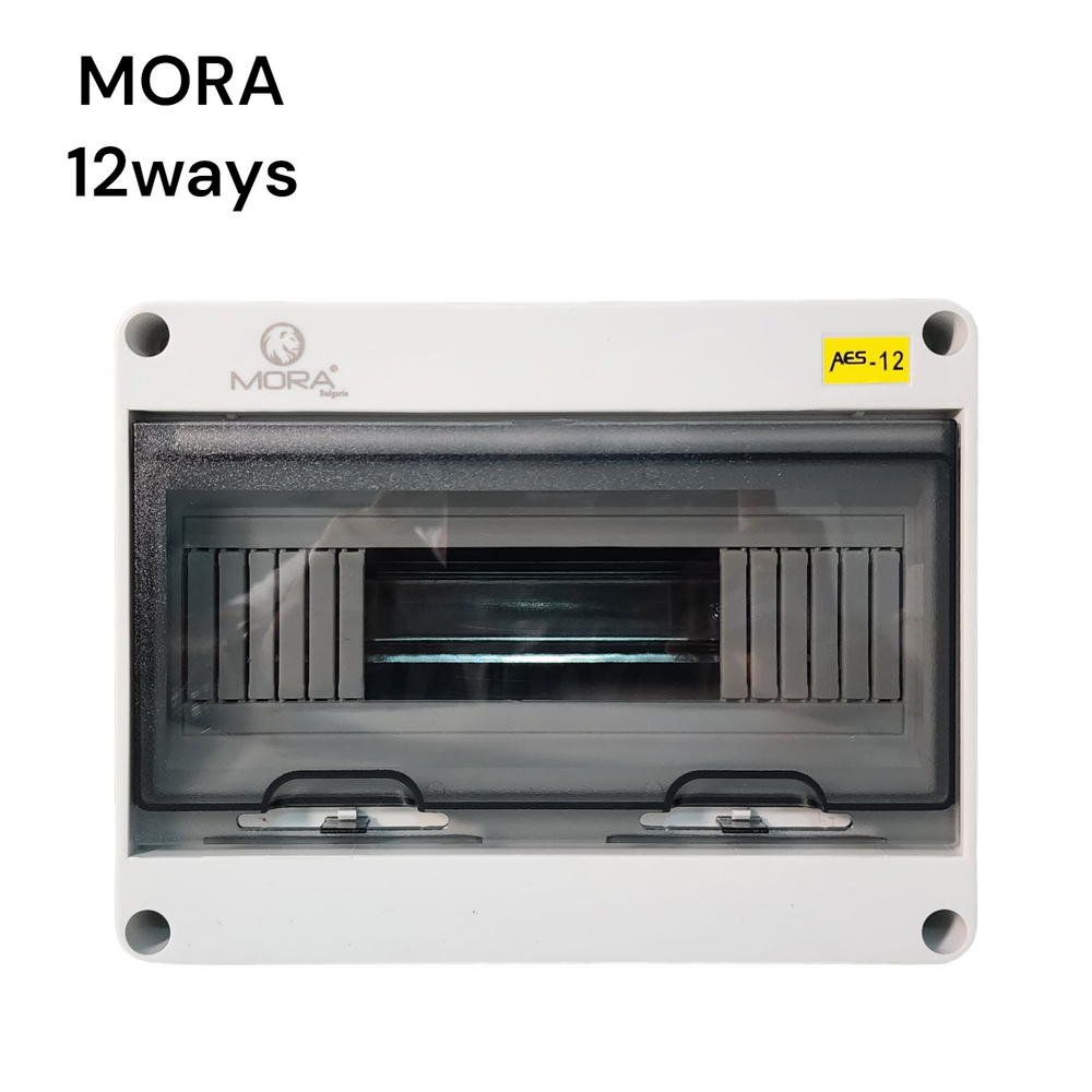 Mora BULGARIA 5/8/12/18/24 WAY DISTRIBUTION BOX PLASTIC WATERPROOF WALL MOUNTED DESIGN DB PREMIUM QUALITY