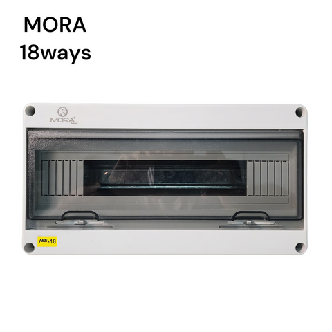 Mora BULGARIA 5/8/12/18/24 WAY DISTRIBUTION BOX PLASTIC WATERPROOF WALL MOUNTED DESIGN DB PREMIUM QUALITY