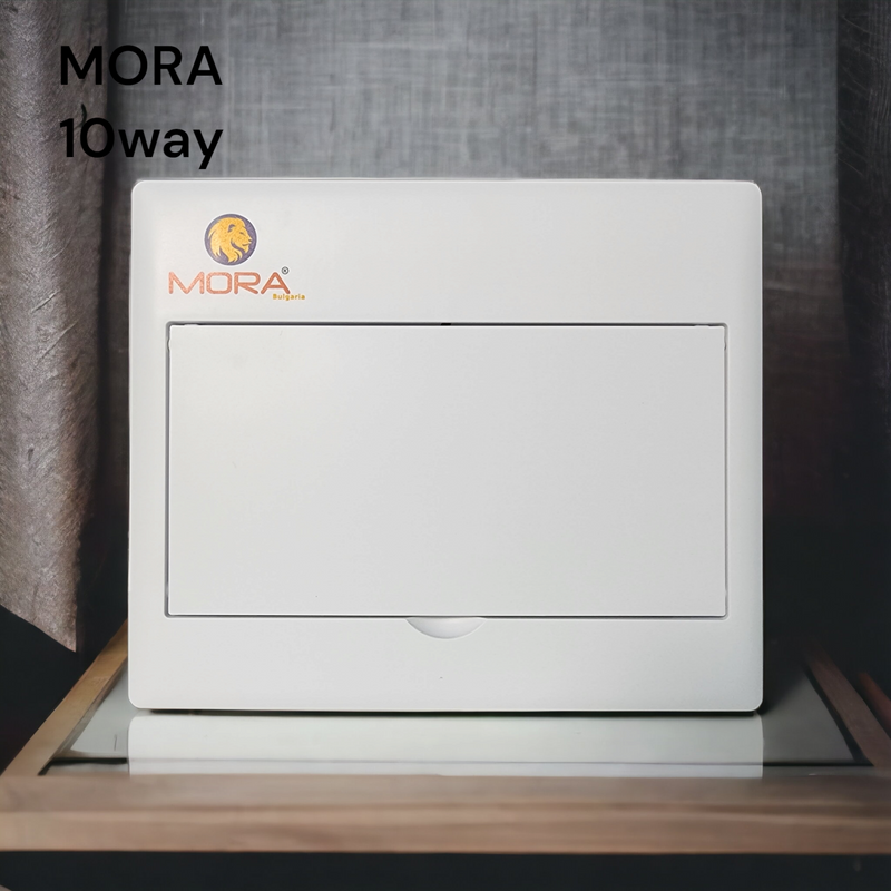 MORA Bulgaria 10 way Distribution Box Metal Base Wall Mounted Design Premium Quality DB