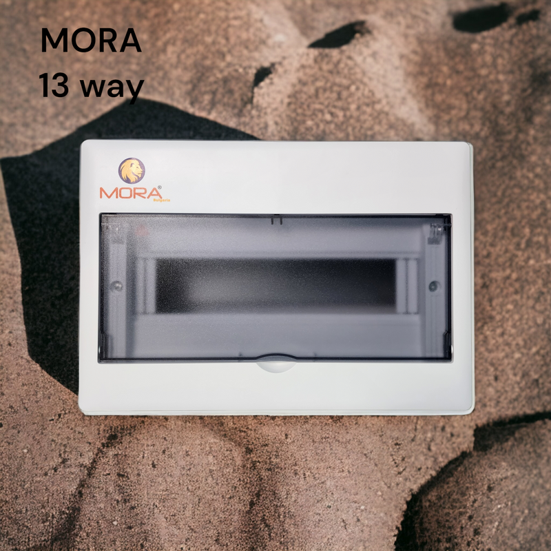 MORA Bulgaria 13 way Distribution Box Metal Base Wall Mounted Design Premium Quality DB
