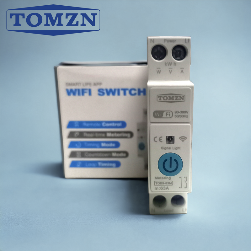 TOMZN 6in1 63A WIFI Smart Switch with monitoring