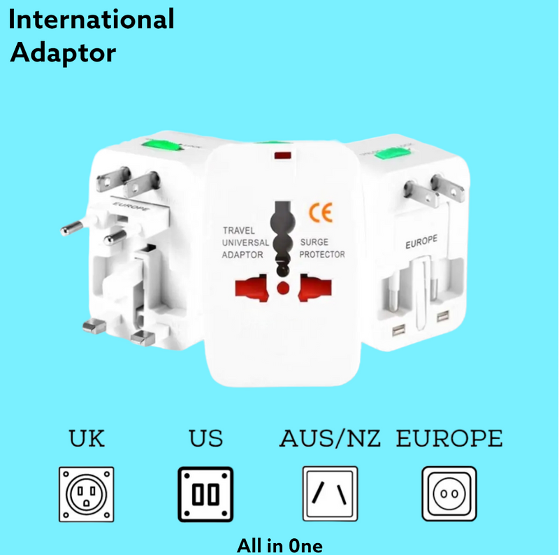 All in One Universal Worldwide Travel Adapter