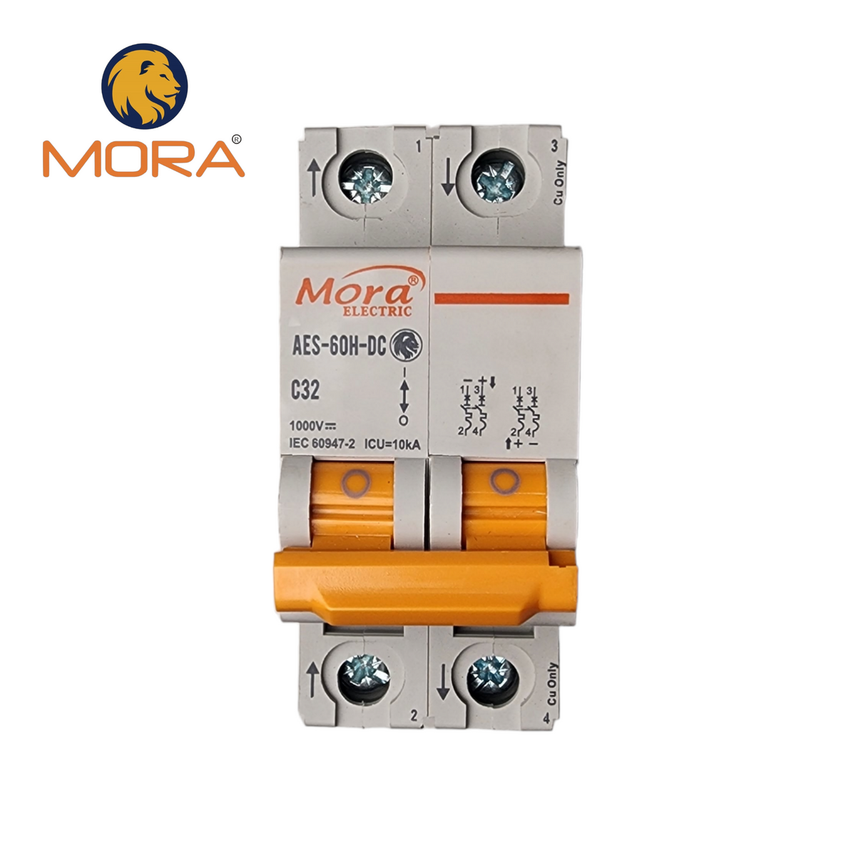 MORA 2P DC 1000V Solar Mini Circuit Breaker