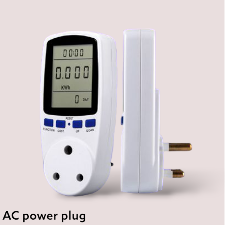 Smart Watt Energy meter Cost meter 16A with EU Socket 3800W