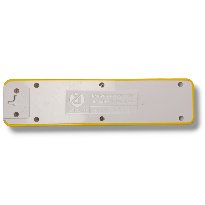 Electric extension board (173) with 5 sockets