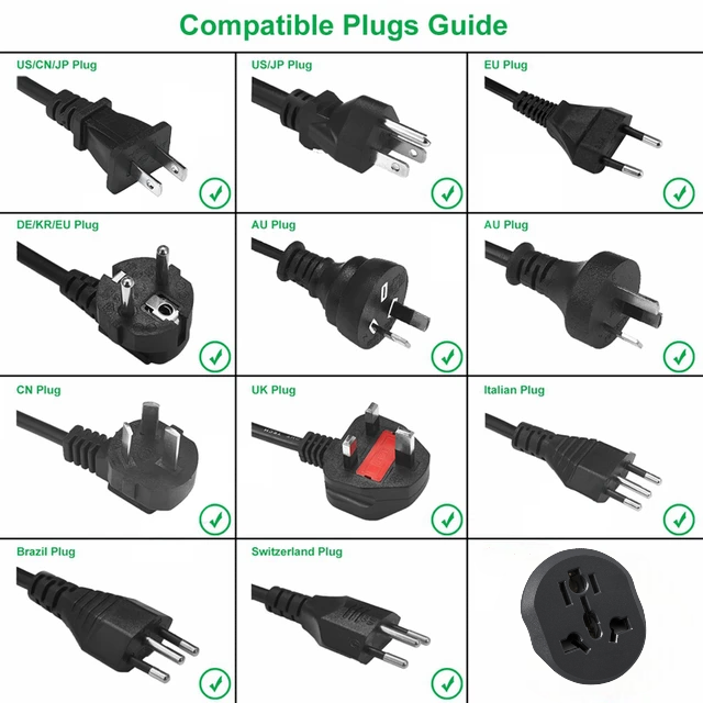 Marken Universal Ac Adapter European Plug Socket