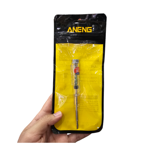 Aneng B14 Electrical Pen 24-250V Portable Tester Screwdriver Probe With Indicator Light Sound and Light Alarm Test Pen Tools