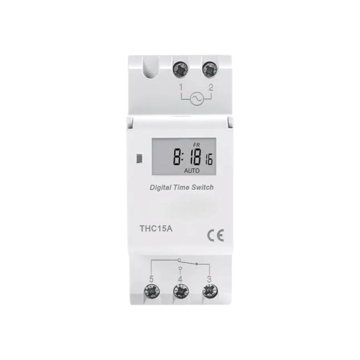 15A Weekly 7 Days Programmable Digital TIME SWITCH Timer (NO-NC)