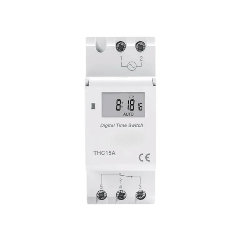 15A Weekly 7 Days Programmable Digital TIME SWITCH Timer (NO-NC)