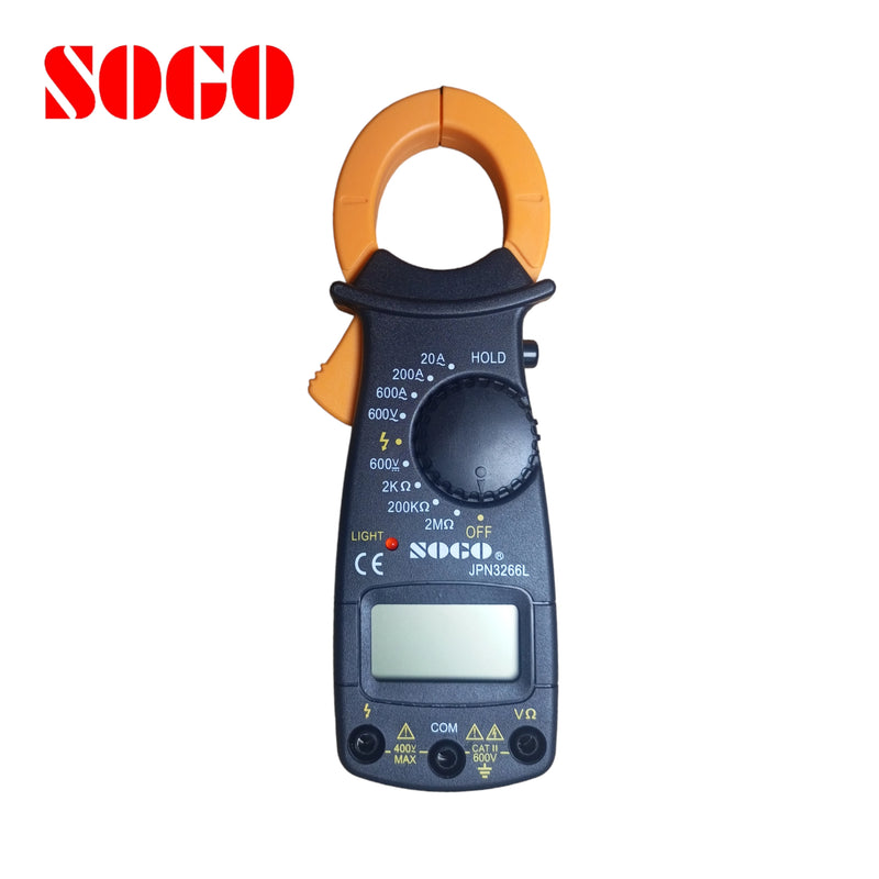 Sogo JPN3266L Digital Clamp Meter  600V AC Multimeter