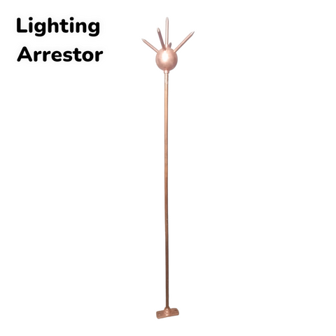 Lighting Arrester 3ft with 5 Spikes High Quality Pure