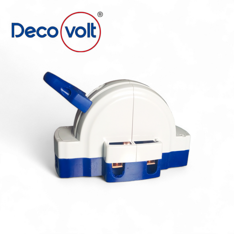 Deco volt 2 Line Changeover Copper Knife Switch Double Power Supply Two-way Transformation
