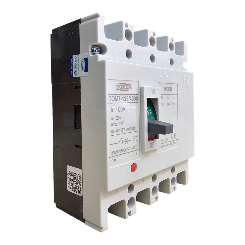 TOMZN MCCB 100A Three Phase Disconnector Switch 4 Pole