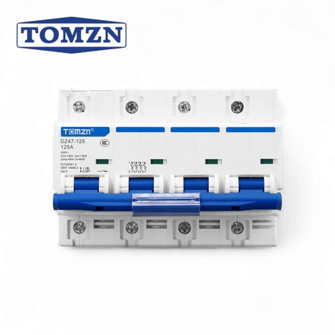 Tomzn 4P AC Circuit Breaker 400V 125A