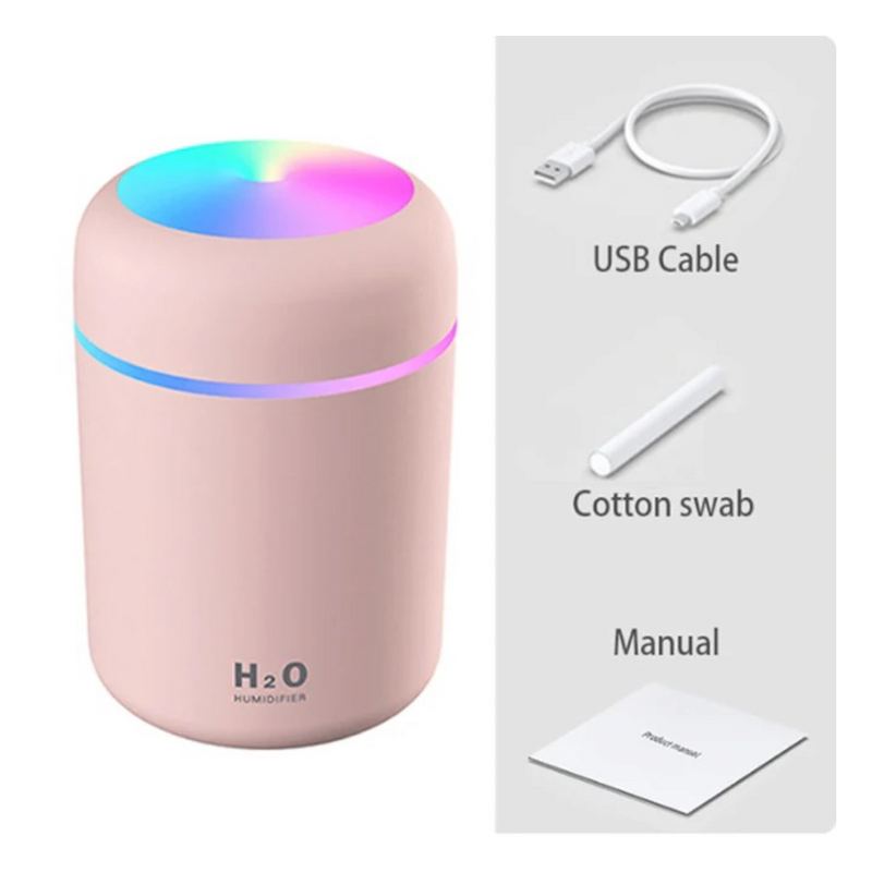USB Colorful Humidifier DQ107 Multicolor Colorful Cup Humidifier Cool