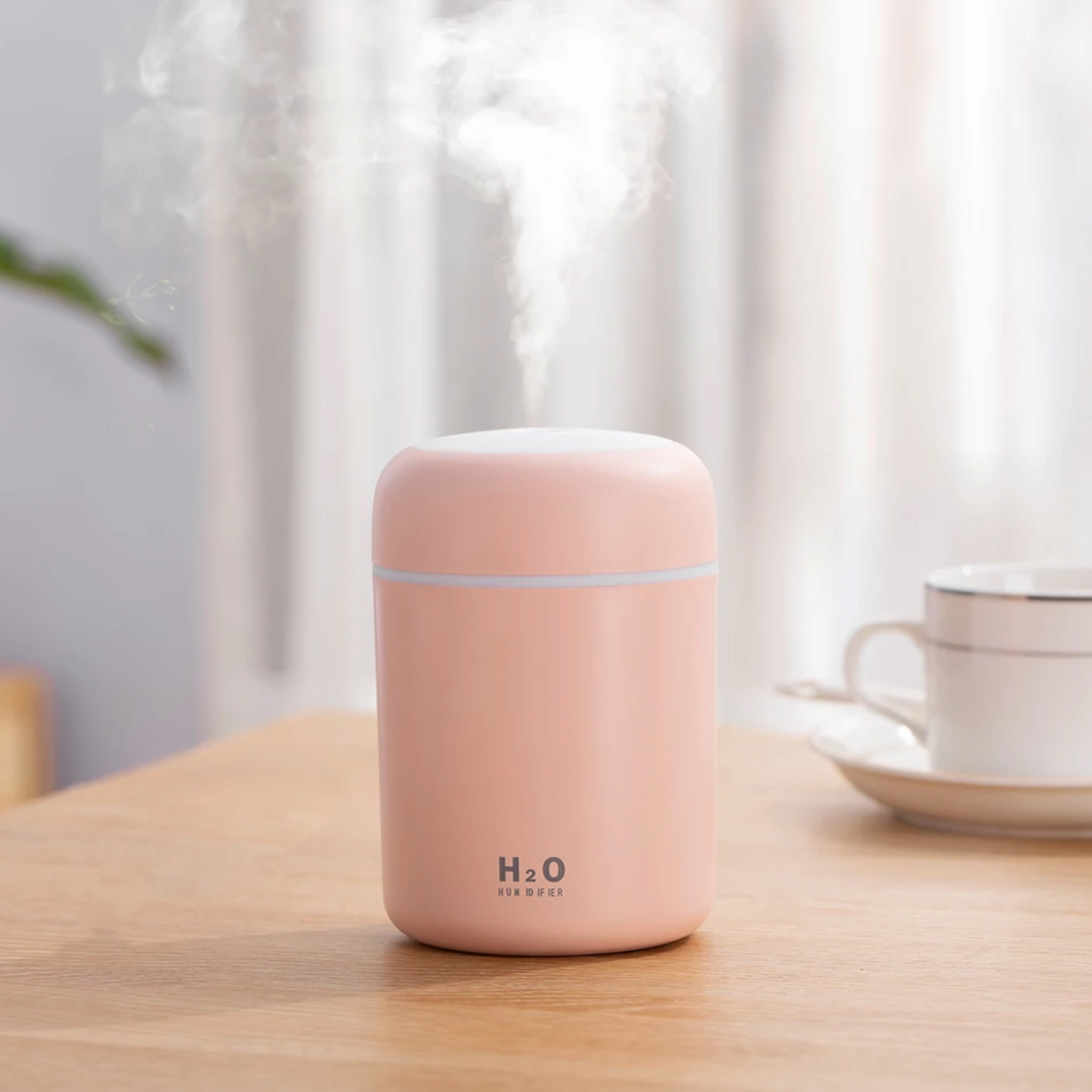 USB Colorful Humidifier  DQ107 Multicolor Colorful Cup Humidifier Cool Mist Mini USB Aroma Diffuser for Bedroom Home Car Plant Purifier