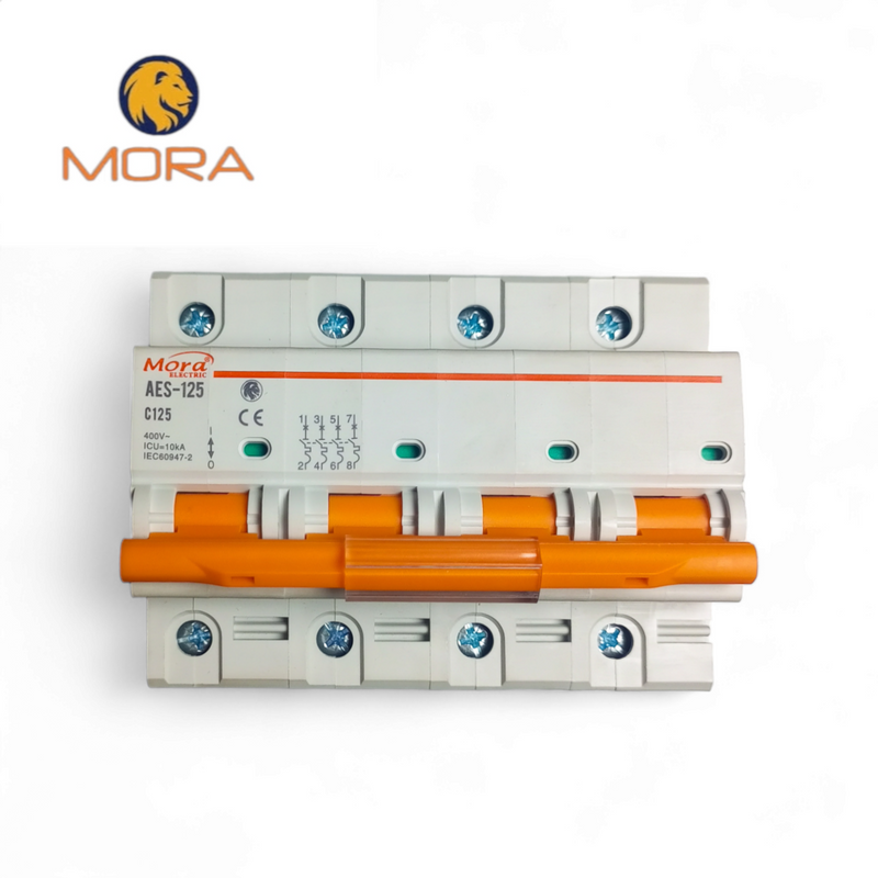 MORA 4P AC Circuit Breaker 400V 125A