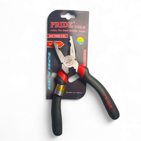 Pride Super Pliers P288W - Top Quality CR-NI 8 inch 200mm