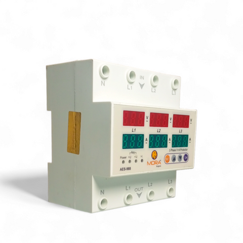 Mora 4Pole 3 Phase Voltage and current Protector