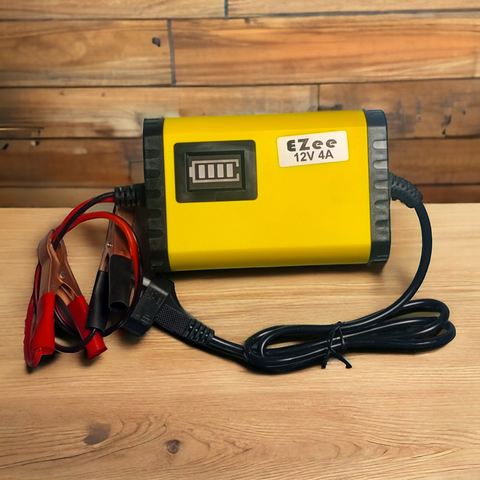 EZee- DIGITAL 4A 12V Automatic Universal Battery Charger