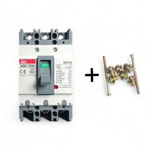 Meta MEC ABE 103B  3P 100A MCCB Breaker