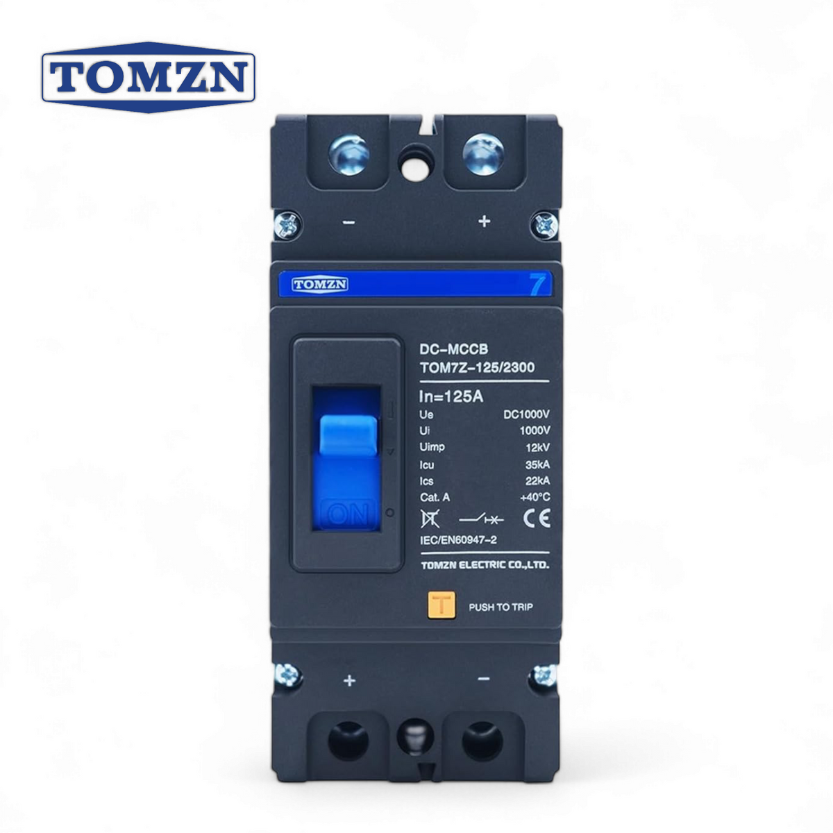 Tomzn TOM7Z 2P 125A DC MCCB Breaker