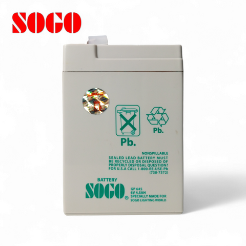 SOGO JPN-750 Rechargeable Dry Battery 6v 4.5A