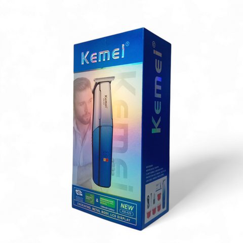 Kemei KM-429 Metal Body LCD Digital Display USB Charging Hair Clipper