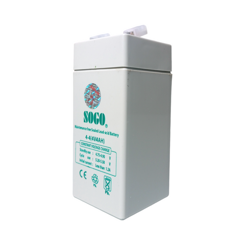 SOGO Rechargeable Dry Battery 4V 4A