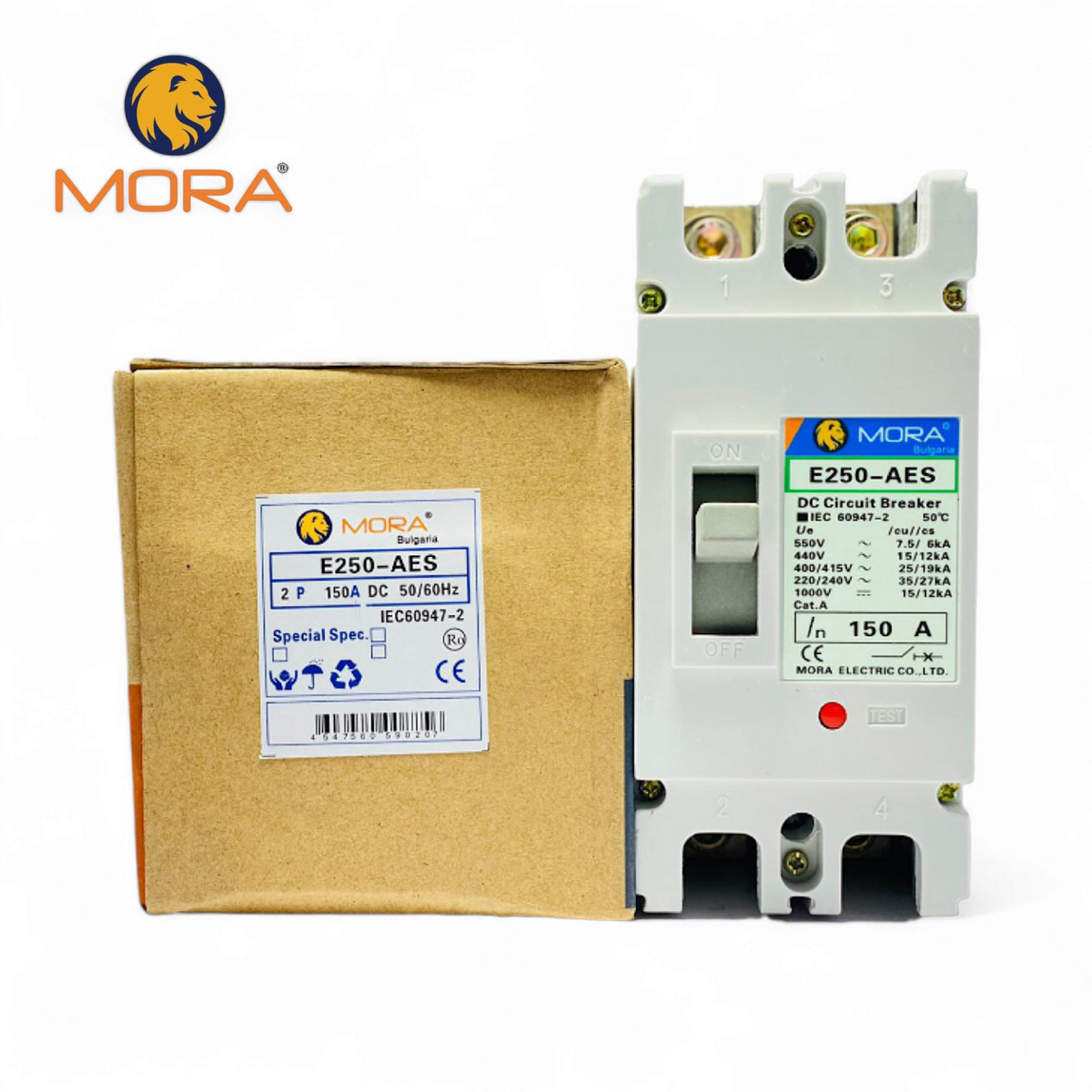 Mora E250-AES 2 Pole MCCB DC Disconnector Switch