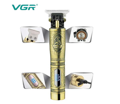 VGR V091 Professional Rechargeable Electric Hair Trimmer With Metal Blade