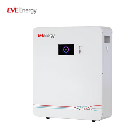 EVE EVE-LVW-5.0 51.2V 100Ah LiFePO₄ Lithium Battery – 5.12kWh – IP20 – Wall-Mounted System With Built-in Bluetooth & WiFi