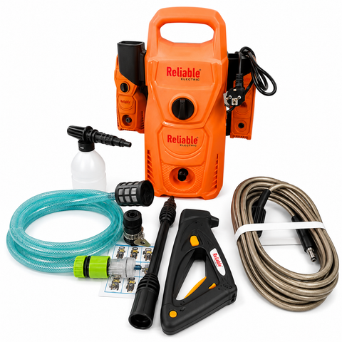 Reliable Electric High Pressure Washer Medium 160 Bar with Foam Spray Gun