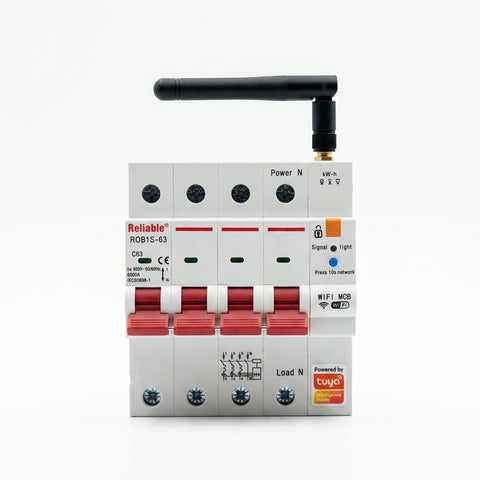 Reliable 4P ROB1S-63 WiFi MCB C63  6000A