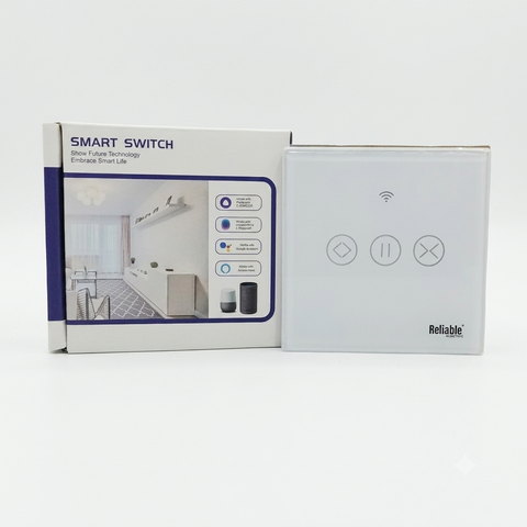 Reliable Electric Smart WiFi Curtain Switch | Voice Control | Tuya Smart Life | Alexa & Google Home Compatible