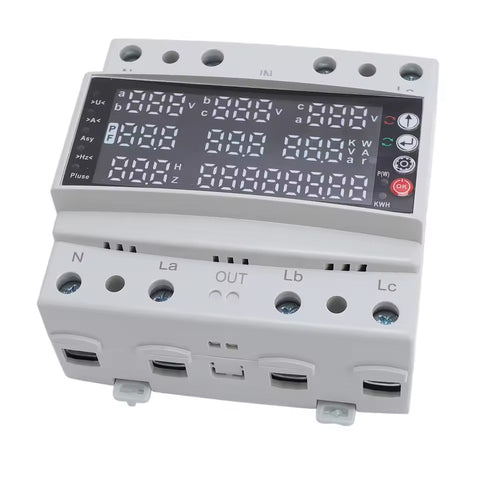 TOMZN TOMPD-100LW 100A 3 Phase Multifunctional Smart Wifi Breaker Switch | Voltage Protection Relay | Prepaid Switch
