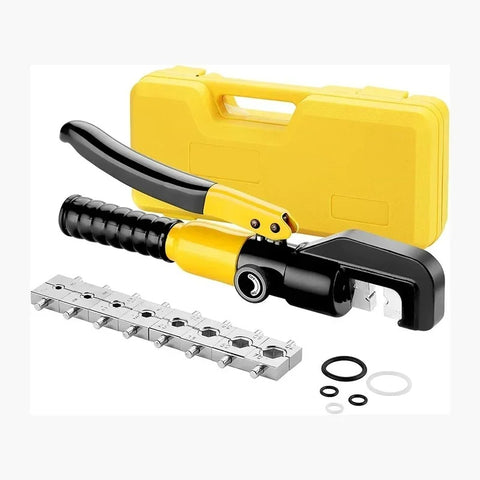 YTH YQK-70 Hydraulic Crimping Tool – 4–70mm² Range | 80kN Force | 8 Hexagonal Dies | Compact Heavy-Duty Crimper
