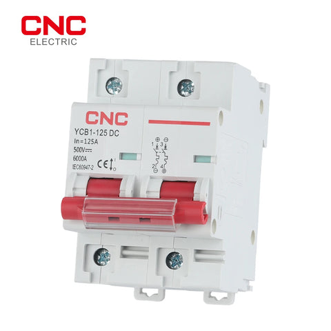 CNC YCB1-125DC 2P DC MCB Circuit Breaker