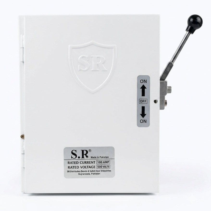 SR 100A 2P Changeover Switch | 500V Manual Transfer Switch for Residential & Industrial Power Systems