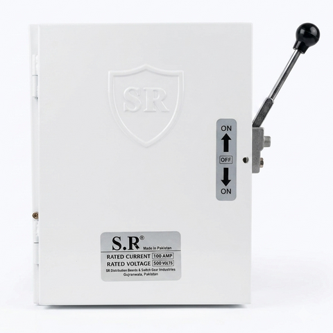 SR 100A 2P Changeover Switch | 500V Manual Transfer Switch for Residential & Industrial Power Systems